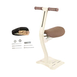 Maxbell Kids Bike Seat Metal Attachment Cycling Accessories Easy to Install Foldable Khaki