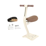 Maxbell Kids Bike Seat Metal Attachment Cycling Accessories Easy to Install Foldable Khaki