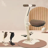 Maxbell Kids Bike Seat Metal Attachment Cycling Accessories Easy to Install Foldable Khaki