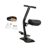 Maxbell Kids Bike Seat Metal Attachment Cycling Accessories Easy to Install Foldable Black