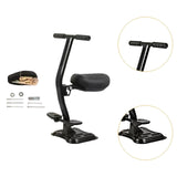 Maxbell Kids Bike Seat Metal Attachment Cycling Accessories Easy to Install Foldable Black