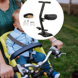 Maxbell Kids Bike Seat Metal Attachment Cycling Accessories Easy to Install Foldable Black