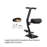 Maxbell Kids Bike Seat Metal Attachment Cycling Accessories Easy to Install Foldable Black