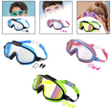 Maxbell Kids Swim Goggles Wide Vision Swim Glasses for Boys Girls Beach Water Sports Blue