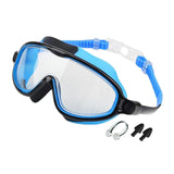Maxbell Kids Swim Goggles Wide Vision Swim Glasses for Boys Girls Beach Water Sports Blue