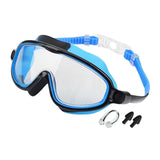 Maxbell Kids Swim Goggles Wide Vision Swim Glasses for Boys Girls Beach Water Sports Blue