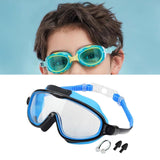 Maxbell Kids Swim Goggles Wide Vision Swim Glasses for Boys Girls Beach Water Sports Blue