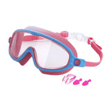 Maxbell Kids Swim Goggles Wide Vision Swim Glasses for Boys Girls Beach Water Sports Pink Blue