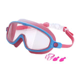Maxbell Kids Swim Goggles Wide Vision Swim Glasses for Boys Girls Beach Water Sports Pink Blue
