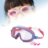 Maxbell Kids Swim Goggles Wide Vision Swim Glasses for Boys Girls Beach Water Sports Pink Blue