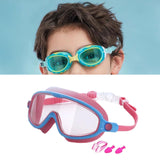 Maxbell Kids Swim Goggles Wide Vision Swim Glasses for Boys Girls Beach Water Sports Pink Blue