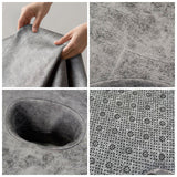 Maxbell Meditation Pillow Soft Floor Cushion Seating for Indoor Outdoor Bedroom Home Gray