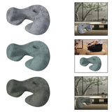 Maxbell Meditation Pillow Soft Floor Cushion Seating for Indoor Outdoor Bedroom Home Gray