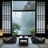 Maxbell Meditation Pillow Soft Floor Cushion Seating for Indoor Outdoor Bedroom Home Gray