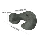 Maxbell Meditation Pillow Soft Floor Cushion Seating for Indoor Outdoor Bedroom Home Green Gray