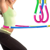 Maxbell Weighted Fitness Hoop PVC Portable Sports Outdoor Foldable Equipment