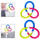 Maxbell Weighted Fitness Hoop PVC Portable Sports Outdoor Foldable Equipment