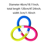 Maxbell Weighted Fitness Hoop PVC Portable Sports Outdoor Foldable Equipment