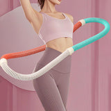 Maxbell Folding Fitness Hula Hoop Versatile Weighted Hula Hoop for Women Indoor Yoga