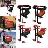 Maxbell Child Bike Seat Heavy Duty Carbon Steel for Electric Bike Padded Sponge Seat Black Full Enclosure