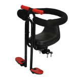 Maxbell Child Bike Seat Heavy Duty Carbon Steel for Electric Bike Padded Sponge Seat Black Full Enclosure
