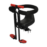 Maxbell Child Bike Seat Heavy Duty Carbon Steel for Electric Bike Padded Sponge Seat Black Full Enclosure
