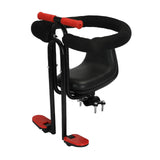 Maxbell Child Bike Seat Heavy Duty Carbon Steel for Electric Bike Padded Sponge Seat Black Full Enclosure