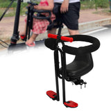 Maxbell Child Bike Seat Heavy Duty Carbon Steel for Electric Bike Padded Sponge Seat Black Full Enclosure