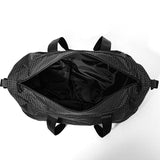 Maxbell Gym Bag Wear Resistant Portable Travel Duffel Bags for Picnic Hiking Clothes Black