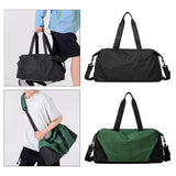 Maxbell Gym Bag Wear Resistant Portable Travel Duffel Bags for Picnic Hiking Clothes Black