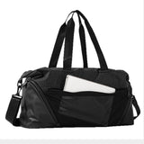 Maxbell Gym Bag Wear Resistant Portable Travel Duffel Bags for Picnic Hiking Clothes Black