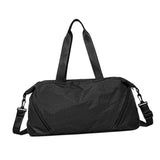 Maxbell Gym Bag Wear Resistant Portable Travel Duffel Bags for Picnic Hiking Clothes Black
