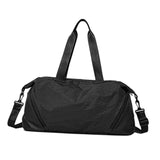 Maxbell Gym Bag Wear Resistant Portable Travel Duffel Bags for Picnic Hiking Clothes Black