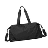 Maxbell Gym Bag Wear Resistant Portable Travel Duffel Bags for Picnic Hiking Clothes Black