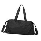 Maxbell Gym Bag Wear Resistant Portable Travel Duffel Bags for Picnic Hiking Clothes Black