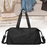 Maxbell Gym Bag Wear Resistant Portable Travel Duffel Bags for Picnic Hiking Clothes Black