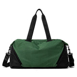 Maxbell Gym Bag Wear Resistant Portable Travel Duffel Bags for Picnic Hiking Clothes Green