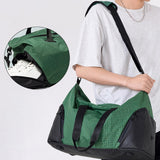 Maxbell Gym Bag Wear Resistant Portable Travel Duffel Bags for Picnic Hiking Clothes Green