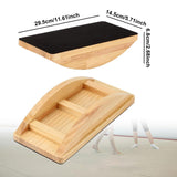 Maxbell Wood Balance Board Non Slip Versatile Wobble Board for Exercise Workout Yoga