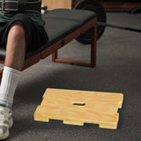 Maxbell Wooden Fitness Board Rectangle Exercise Board for Full Body Workout Home Gym