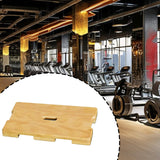 Maxbell Wooden Fitness Board Rectangle Exercise Board for Full Body Workout Home Gym