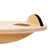 Maxbell Wooden Balance Board Exerciser Non Slip Rocker Board for Workout Sports Yoga
