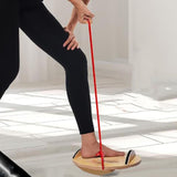 Maxbell Wooden Balance Board Exerciser Non Slip Rocker Board for Workout Sports Yoga