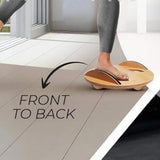 Maxbell Wooden Balance Board Exerciser Non Slip Rocker Board for Workout Sports Yoga