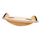 Maxbell Wooden Balance Board Exerciser Non Slip Rocker Board for Workout Sports Yoga