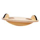 Maxbell Wooden Balance Board Exerciser Non Slip Rocker Board for Workout Sports Yoga