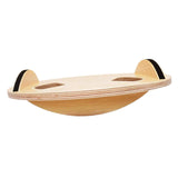 Maxbell Wooden Balance Board Exerciser Non Slip Rocker Board for Workout Sports Yoga