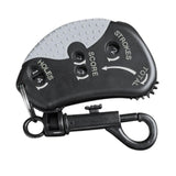 Maxbell Golf Stroke Counter Mini Golf Score Counter for Competition Golf Accessories Black Gray