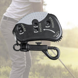 Maxbell Golf Stroke Counter Mini Golf Score Counter for Competition Golf Accessories Black Gray