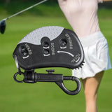 Maxbell Golf Stroke Counter Mini Golf Score Counter for Competition Golf Accessories Black Gray